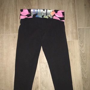 Pink yoga leggings